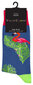 Kojinės unisex Vincent Creation 2185, žalios/mėlynos kaina ir informacija | Vyriškos kojinės | pigu.lt