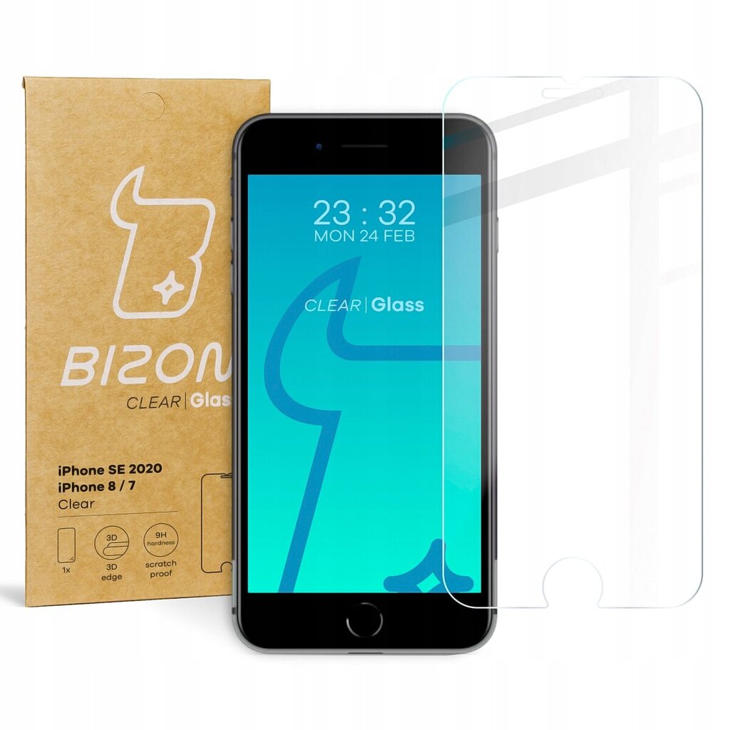 Bizon Clear Tempered Glass 5903896180670 цена и информация | Apsauginės plėvelės telefonams | pigu.lt