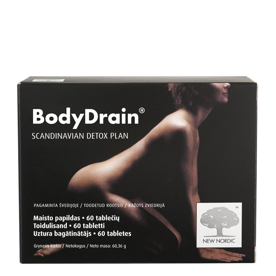 Maisto papildas svorio kontrolei BodyDrain® 60 vnt. kaina ir informacija | Papildai ir preparatai lieknėjimui | pigu.lt