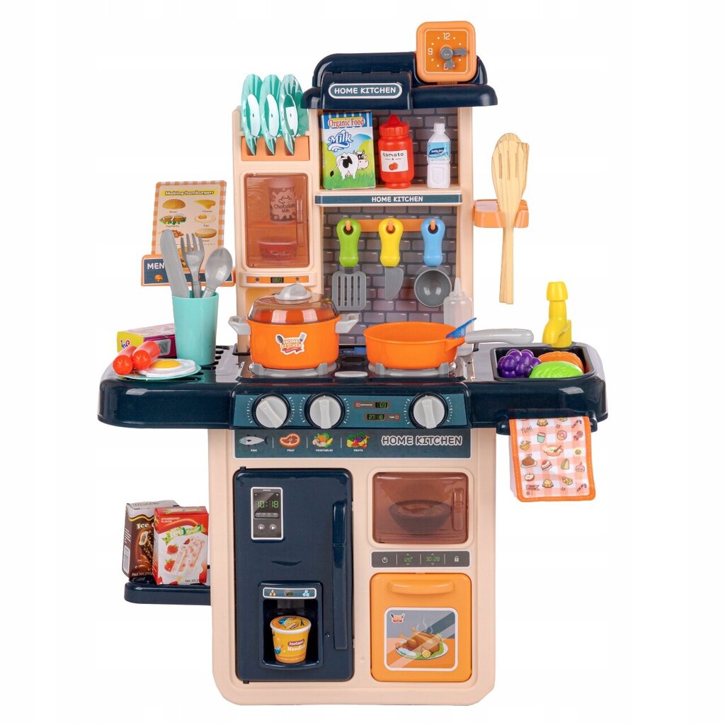 Vaikiškas virtuvėlės komplektas Kinderplay, 42 priedai kaina | pigu.lt
