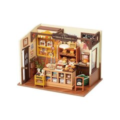 Деревянная сборная миниатюра Robotime 3D №17 Кафе, 14 лет + цена и информация | Конструкторы и кубики | pigu.lt