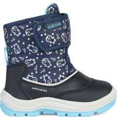 Geox auliniai batai mergaitėms Flanfil abx, mėlyni цена и информация | Ботинки детские | pigu.lt