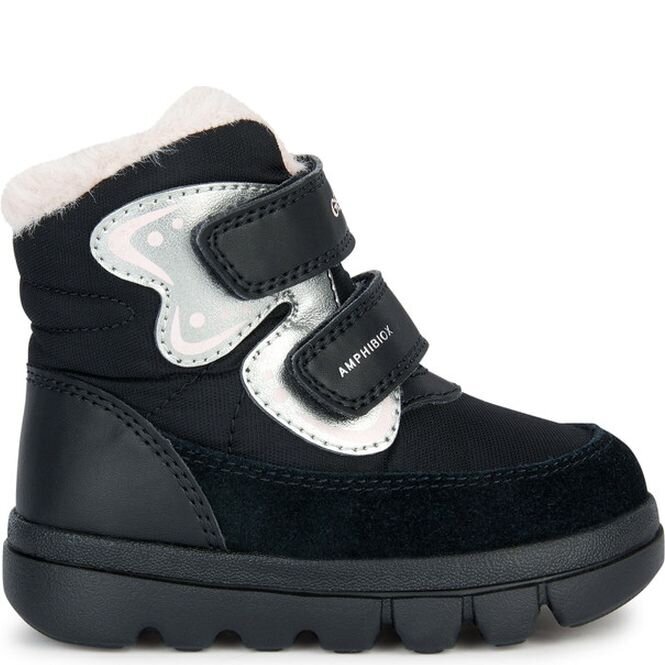 Geox auliniai batai mergaitėms Willaboom, juodi kaina ir informacija | Aulinukai vaikams | pigu.lt