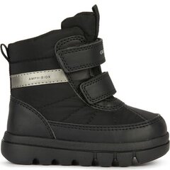 Geox auliniai batai berniukams Willaboom, juodi цена и информация | Детские сапоги | pigu.lt