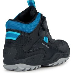 Ботинки для мальчика Geox, черные цена и информация | Ботинки детские | pigu.lt