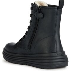 Geox auliniai batai mergaitėms Phaolae juodi цена и информация | Ботинки детские | pigu.lt