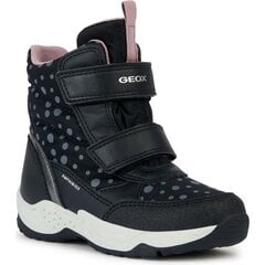 Geox auliniai batai mergaitėms Sentiero, juodi kaina ir informacija | Aulinukai vaikams | pigu.lt