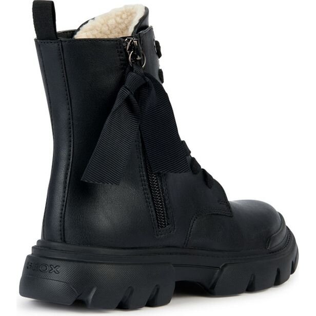 Geox auliniai batai mergaitėms Junette, juodi kaina ir informacija | Aulinukai vaikams | pigu.lt