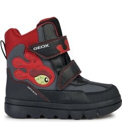 Geox auliniai batai berniukams Willaboom, juodi цена и информация | Ботинки детские | pigu.lt