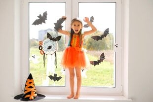 Наклейки Летучих Мышей на Окно для Хэллоуина - Страшные Летучие Мыши Птицы Декор для Хэллоуина - 20 шт., 10 см цена и информация | Интерьерные наклейки | pigu.lt