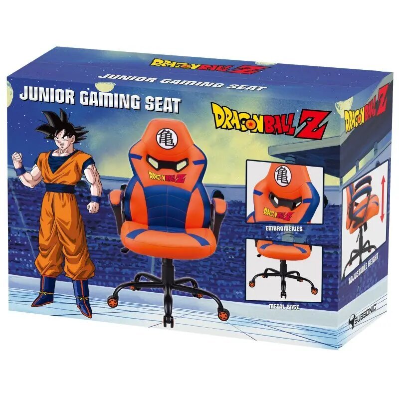 Žaidimų kėdė Subsonic Junior Dragon Ball V2, oranžinė цена и информация | Biuro kėdės | pigu.lt