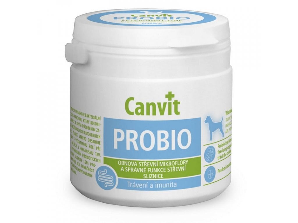 Probiotikai Can Vit Probio, 100 g kaina ir informacija | Vitaminai, papildai, antiparazitinės priemonės šunims | pigu.lt