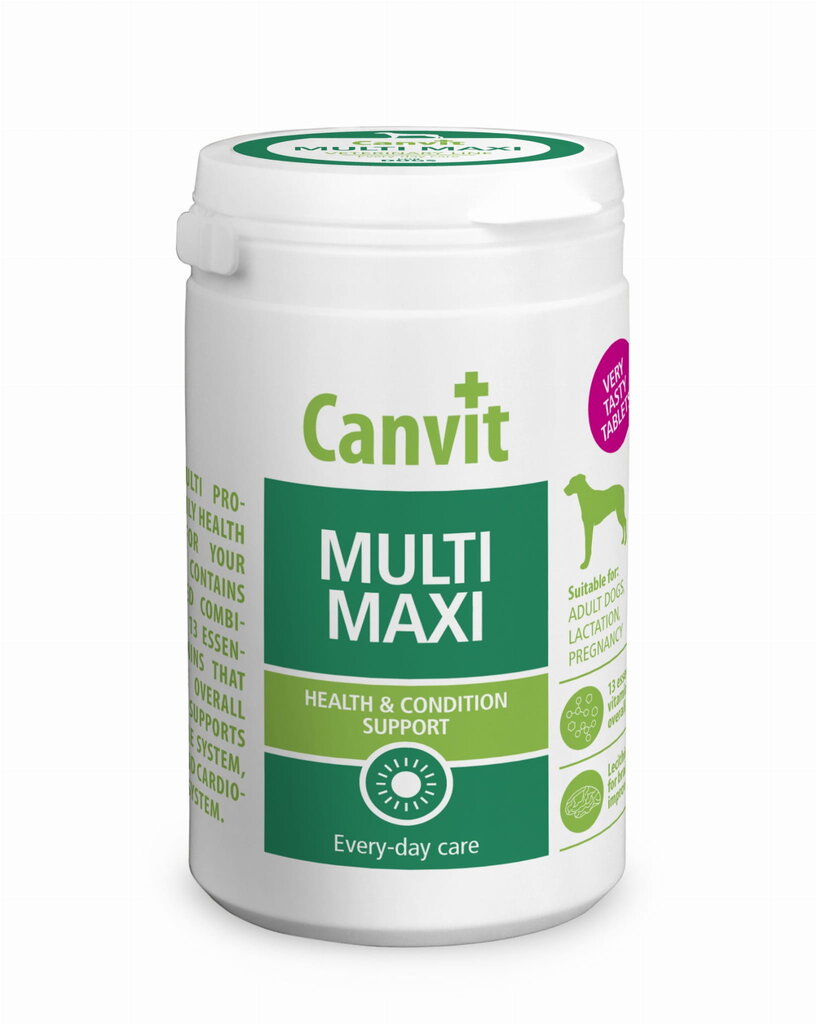 Vitaminų kompleksas didelių veislių šunims Can Vit Dog Multi Maxi, 230 g цена и информация | Vitaminai, papildai, antiparazitinės priemonės šunims | pigu.lt