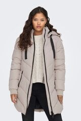 Зимняя куртка JACQUELINE DE YONG 15207784CHATEAUGRAY-S, бежевая цена и информация | Женские куртки | pigu.lt