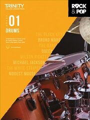 Trinity College London Rock & Pop 2018 Drums Grade 1 цена и информация | Книги об искусстве | pigu.lt