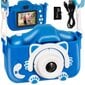 Vaikiškas skaitmeninis fotoaparatas Kruzzel, mėlynas цена и информация | Lavinamieji žaislai | pigu.lt