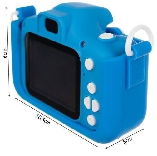 Vaikiškas skaitmeninis fotoaparatas Kruzzel, mėlynas цена и информация | Lavinamieji žaislai | pigu.lt