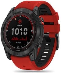 Tech-Protect ремешок для часов IconBand Pro Garmin fenix 5/6/6 Pro/7, red/black цена и информация | Аксессуары для смарт-часов и браслетов | pigu.lt