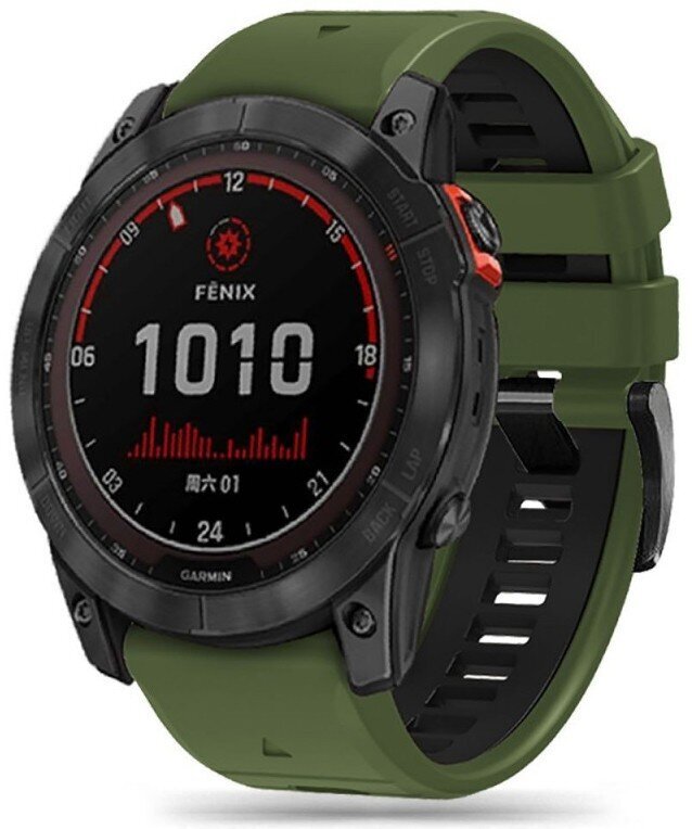 Tech-Protect IconBand Pro, green/black kaina ir informacija | Išmaniųjų laikrodžių ir apyrankių priedai | pigu.lt