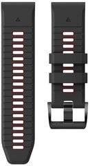 Tech-Protect watch strap IconBand Pro Garmin fenix 3/5X/3HR/5X Plus/6X/6X Pro/7X, black/red цена и информация | Аксессуары для смарт-часов и браслетов | pigu.lt