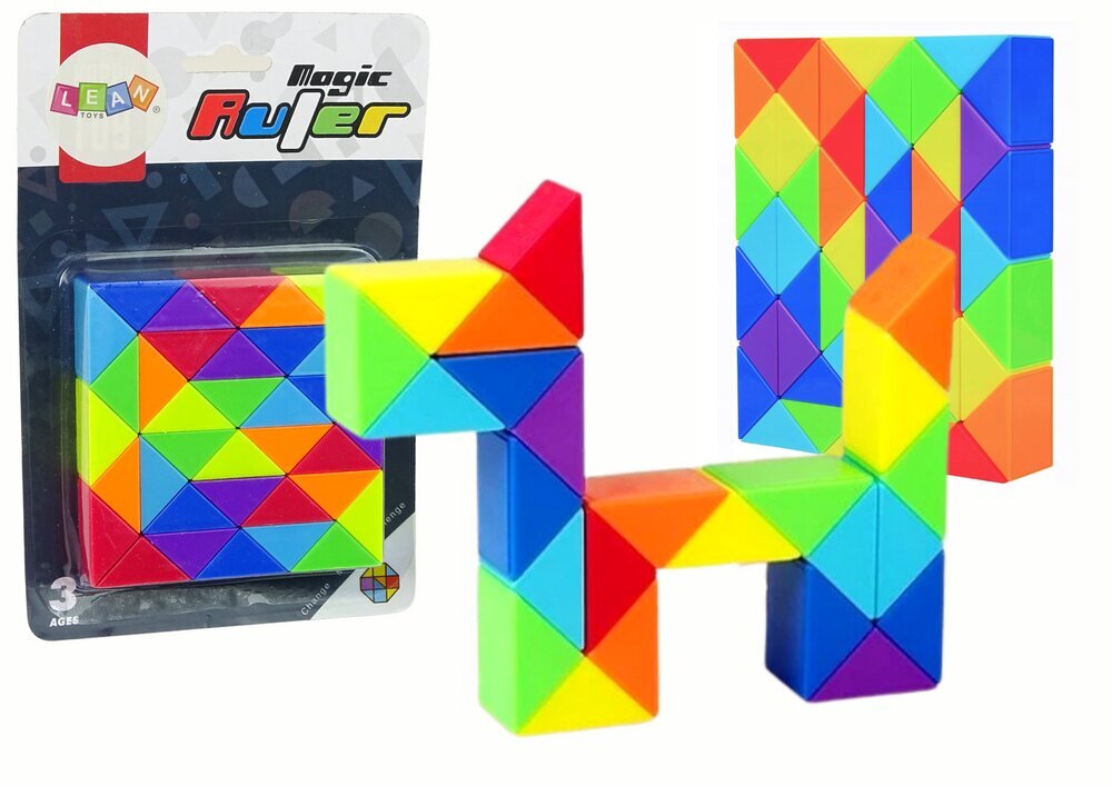 Loginis žaidimas Magic Cube Arrangeing Snake Lean Toys kaina ir informacija | Stalo žaidimai, galvosūkiai | pigu.lt