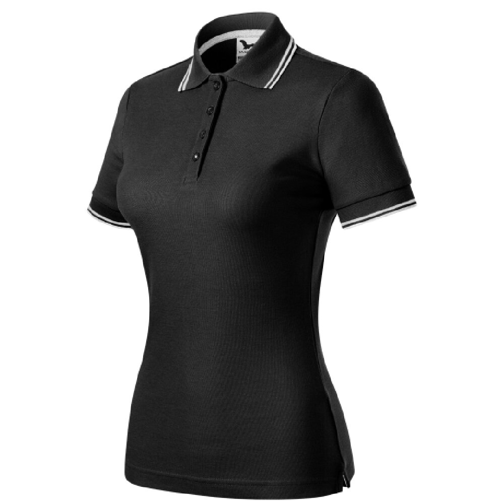 Marškinėliai Polo Moteriški Malfini Focus Black kaina ir informacija | Sportinė apranga moterims | pigu.lt