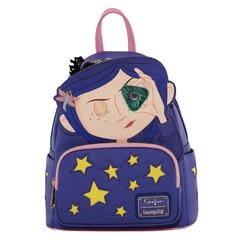 Vaikiška kuprinė Loungefly Coraline Stars, mėlyna цена и информация | Школьные рюкзаки, спортивные сумки | pigu.lt