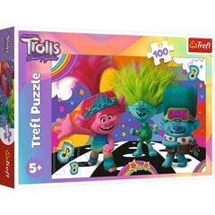 Dėlionė Trefl Trolls (Troliai), 100 d. kaina ir informacija | Dėlionės (puzzle) | pigu.lt