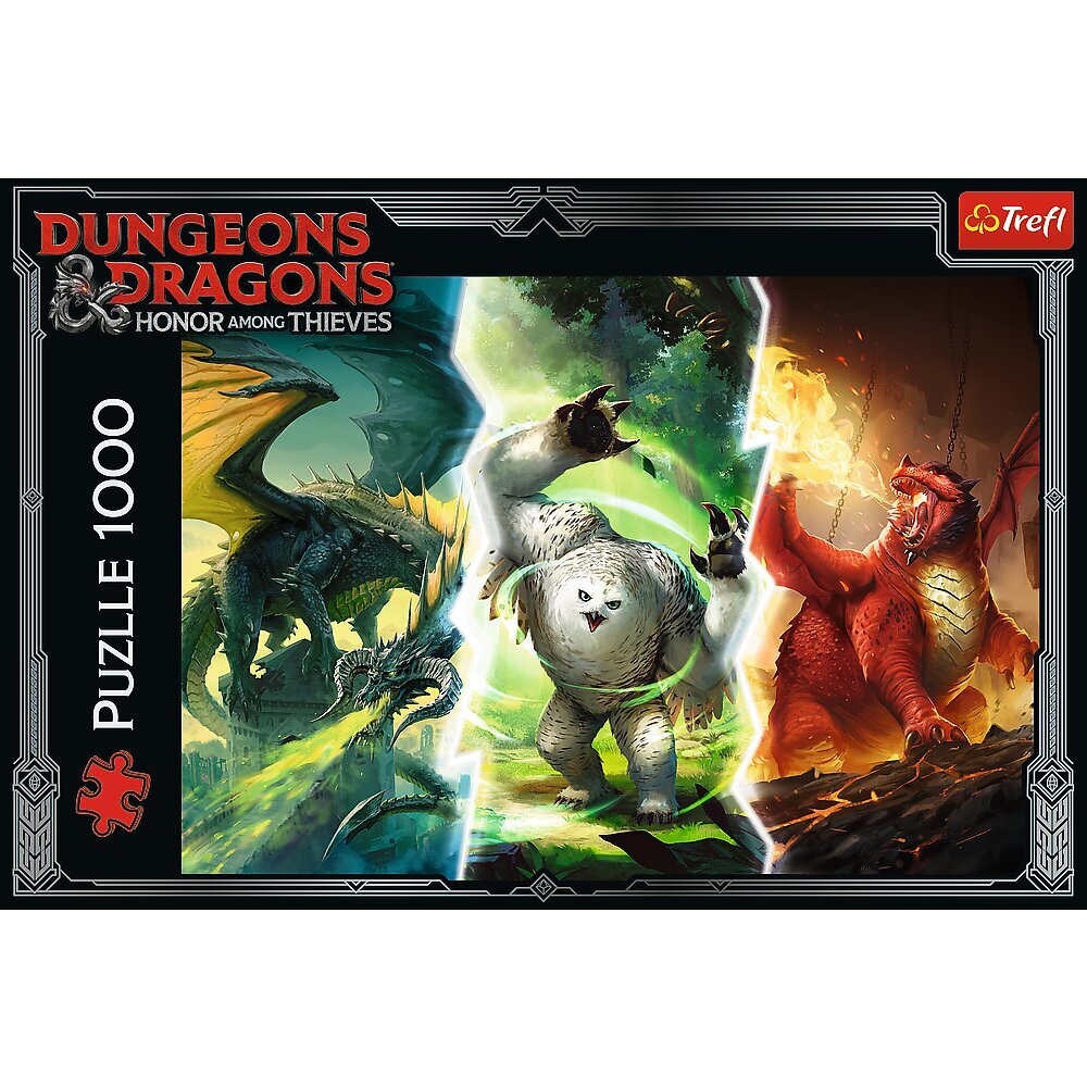 Dėlionė Puzzle Trefl Dungeons and Dragons monstrai, 1000 d. цена | pigu.lt