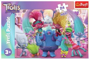 Dėlionė Trefl Trolls (Troliai), 24 d. kaina ir informacija | Dėlionės (puzzle) | pigu.lt