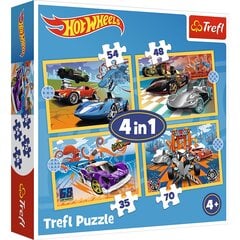 Dėlionė Trefl Hot Wheels, 204 d. цена и информация | Пазлы | pigu.lt