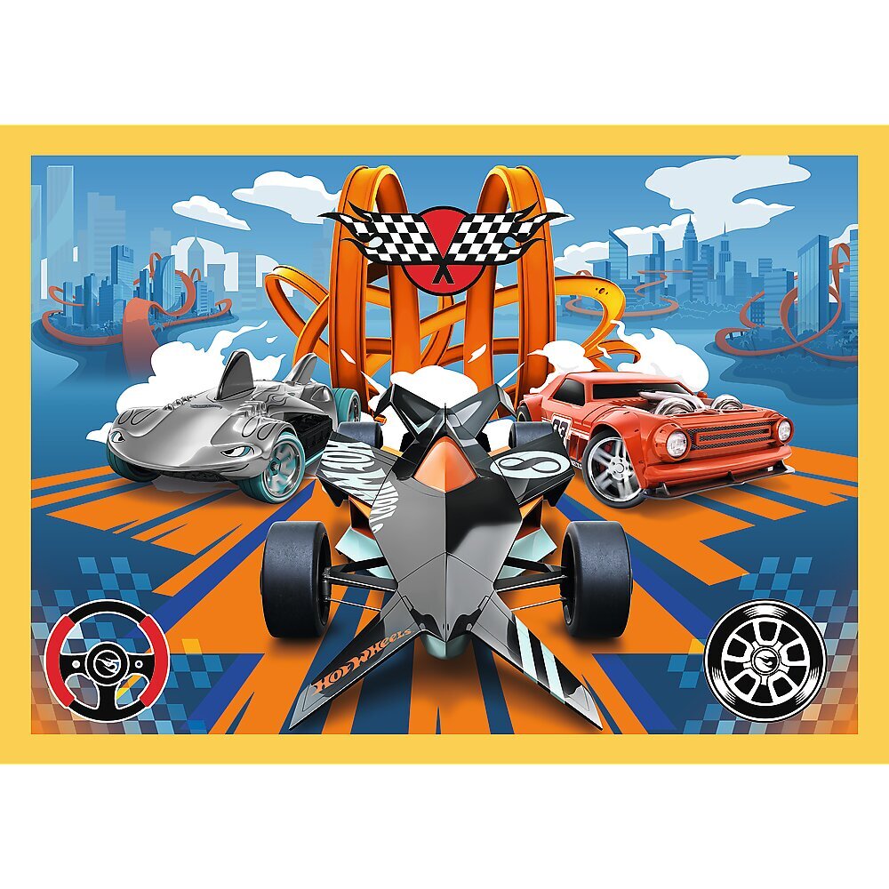 Dėlionė Trefl Hot Wheels, 204 d. kaina ir informacija | Dėlionės (puzzle) | pigu.lt