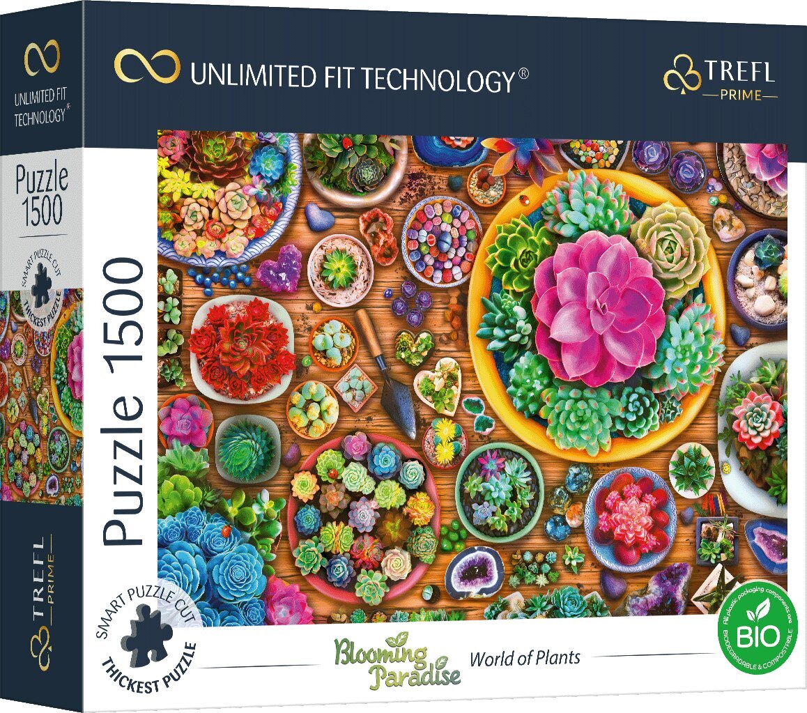 Dėlionė Puzzle Trefl Prime Augalų pasaulis, 1500 d. kaina ir informacija | Dėlionės (puzzle) | pigu.lt