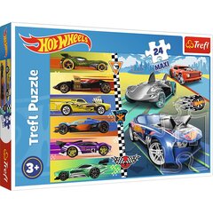 Dėlionė Trefl Hot Wheels, 24 d. kaina ir informacija | Dėlionės (puzzle) | pigu.lt