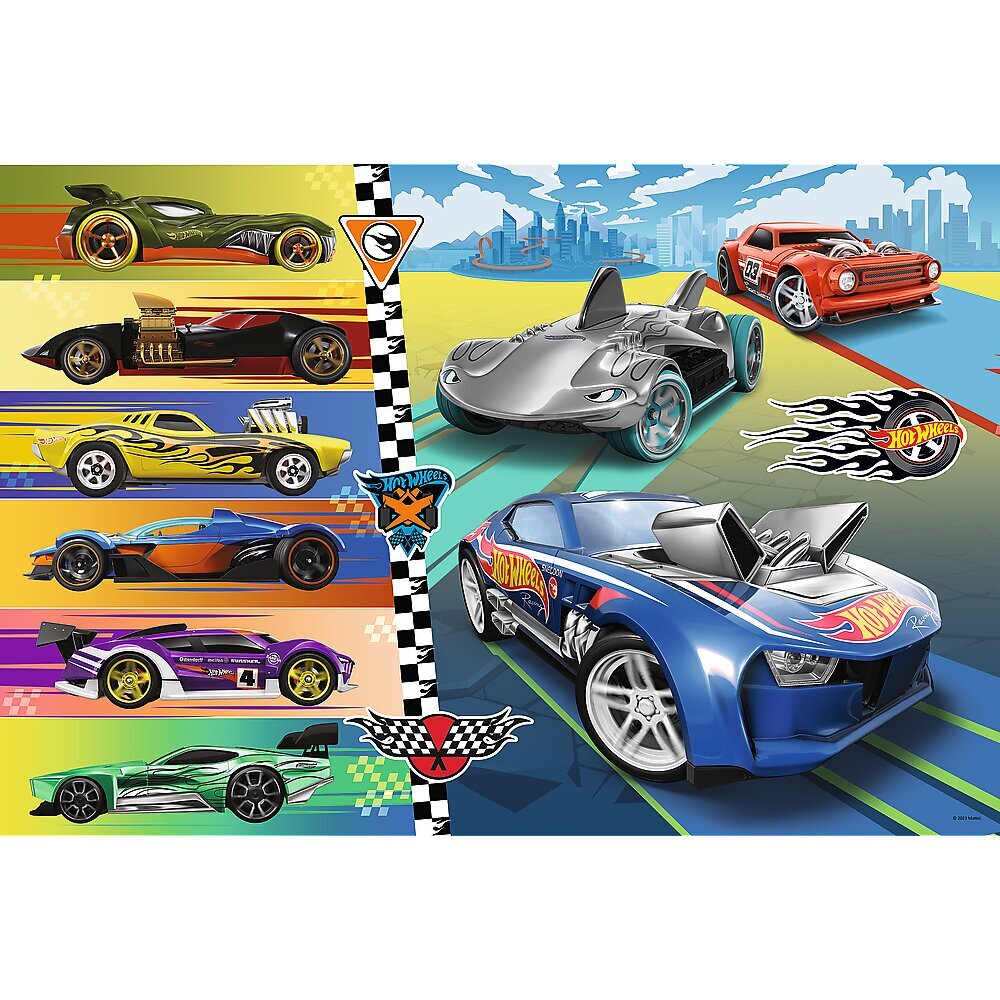 Dėlionė Trefl Hot Wheels, 24 d. kaina ir informacija | Dėlionės (puzzle) | pigu.lt