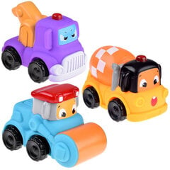Minkštas automobilių rinkinys Jokomisiada, 3 vnt. цена и информация | Игрушки для малышей | pigu.lt