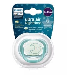 Ночная соска Philips Avent Ultra Air SCF377/02, 6-18 мес. цена и информация | Пустышки | pigu.lt