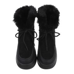 Moteriški žieminiai batai, juodi kaina ir informacija | Aulinukai, ilgaauliai batai moterims | pigu.lt
