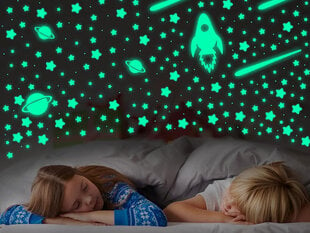 Флуоресцентные наклейки - сияющие звезды цена и информация | Развивающие игрушки | pigu.lt