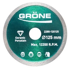 Deimantinis diskas Gröne | d-125mm kaina ir informacija | Šlifuokliai | pigu.lt