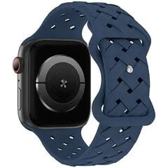 Beline pasek Apple Watch Silicone Woven 38|40|41mm niebieski |deep blue box цена и информация | Аксессуары для смарт-часов и браслетов | pigu.lt