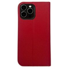 Etui Smart Magnet book iPhone 15 Pro 6.1" czerwony|red цена и информация | Чехлы для телефонов | pigu.lt