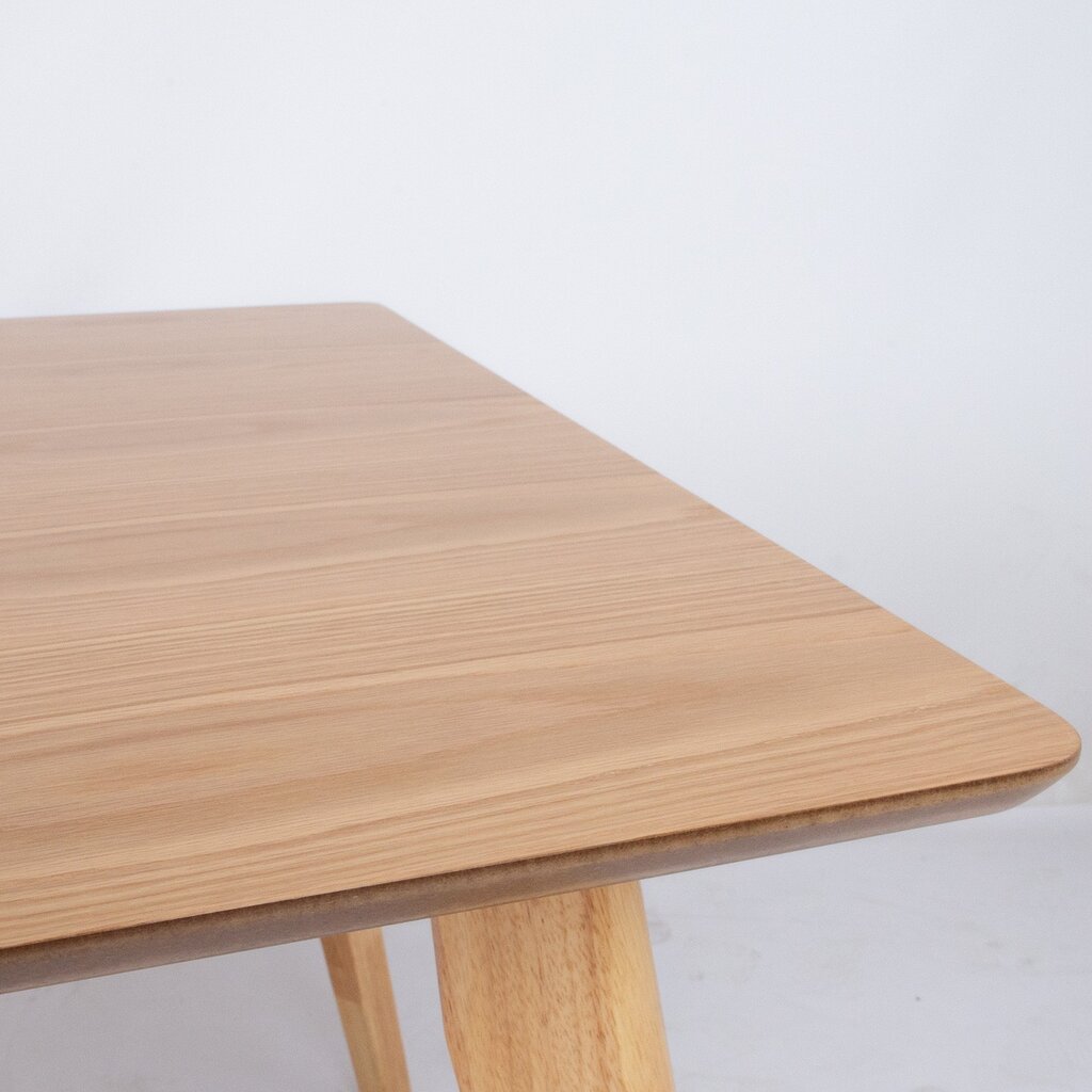 Valgomojo stalas Home4You Lena 160x90x74 cm, rudas kaina ir informacija | Virtuvės ir valgomojo stalai, staliukai | pigu.lt