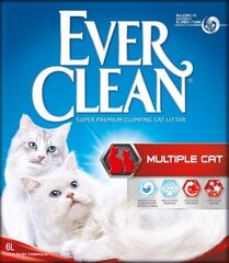 Наполнитель для кошачьего туалета Ever Clean Multiple Cat, 6 л цена и информация | Наполнители для кошачьих туалетов | pigu.lt