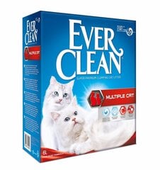 Наполнитель для кошачьего туалета Ever Clean Multiple Cat, 6 л цена и информация | Наполнители для кошачьих туалетов | pigu.lt