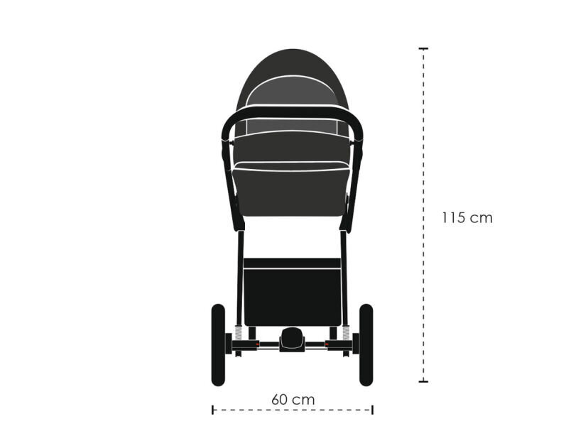 Vaikiškas universalus vežimėlis Lonex SOFT 2in1, light beige kaina ir informacija | Vežimėliai | pigu.lt
