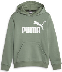 Puma Джемпер Ess Big Logo Hoodie Green 586965 45 586965 45/164 цена и информация | Свитеры, жилетки, пиджаки для мальчиков | pigu.lt