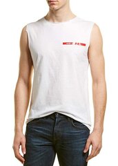 Helmut Lang Мужцины Raw edge Muscle T H10UM514 майки Белый XXS 883389628832 цена и информация | Мужские футболки | pigu.lt