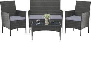 4-х частей комплект мебели для сада Garden Line 3477, серый цена и информация | Комплекты уличной мебели | pigu.lt