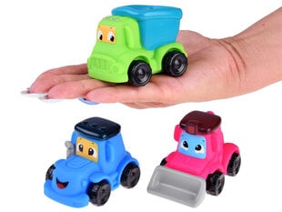 Minkštų automobilių rinkinys Jokomisiada, 3 vnt. kaina ir informacija | Žaislai berniukams | pigu.lt